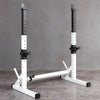 Squat Rack - Adjustable White (EZ058)