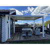 Louvred Pergola 3x4m White Colour