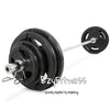 120KG Barbell Combo: 2.2m Olympic Bar 20KG+100KG Rubber Coating Plates - www.ezyliving.co.nz